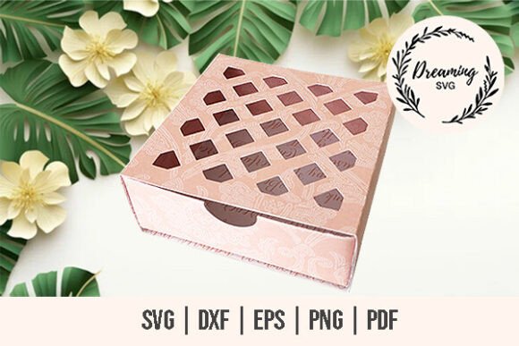 3D SVG Drawer Box for Polished Gift Boxes