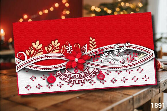 3D SVG Review: Multi Layer Christmas Gift Card