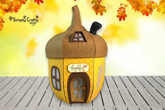 Acorn House 3D SVG: Review for 3D Houses Sellers