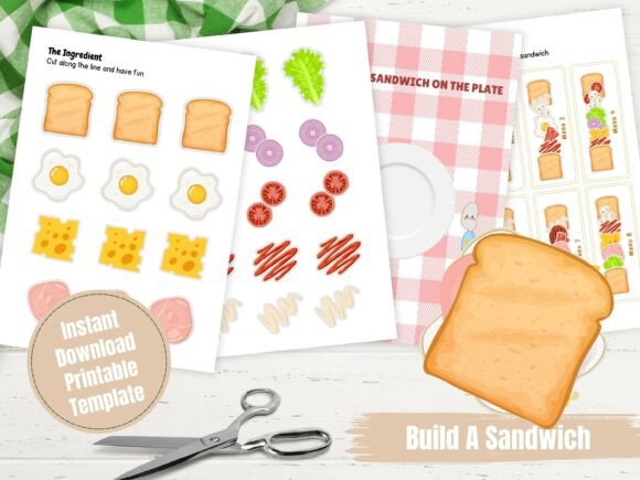 Build a Sandwich Paper Toys Printable Review