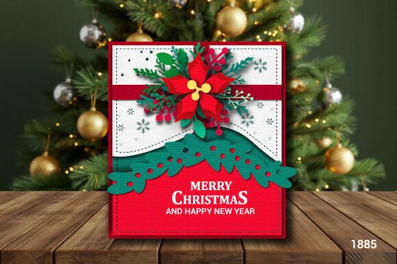 Christmas Festive Greeting Card Svg 1885: A 3D SVG Review