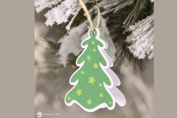 Christmas Tree Gift Tag 3D SVG Review