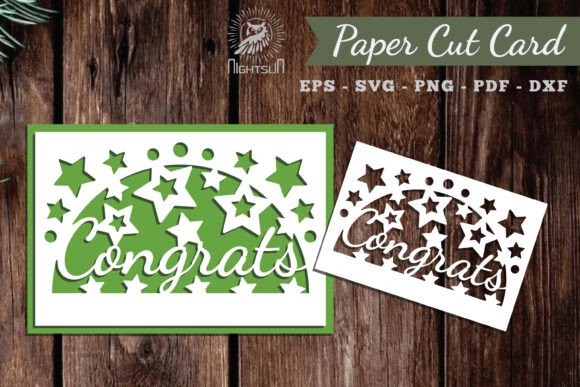 Congrats Papercut Card SVG: An Embroidery Review