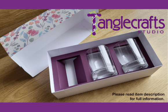 Deep Gift Box 3D SVG: Ornaments for Candle Branding
