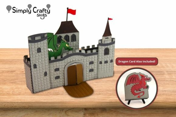 Dragon Castle Card with BONUS SVG Review