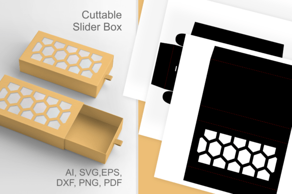 Honeycomb Holes 3D SVG: Summer Favor Box