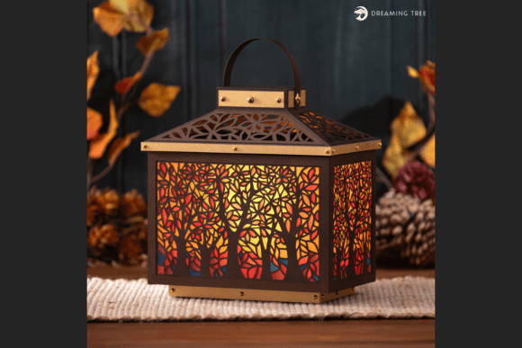 Mosaic Leaf Lantern SVG: 3D Objects Review