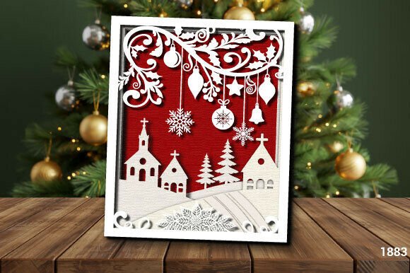 Multi Layer Christmas Village SVG 1883 Review