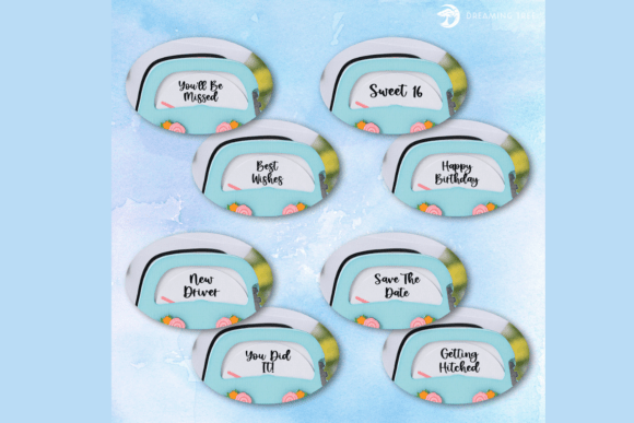 Reveal Card Print to Cut Captions: 3D SVG for Cards And Invites