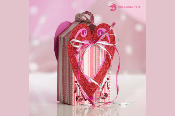 Valentine Heart Box: 3D SVG Freebies Review